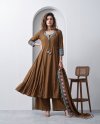 Ff Roman Anarkali Ghera Designer Plazzo Suits
